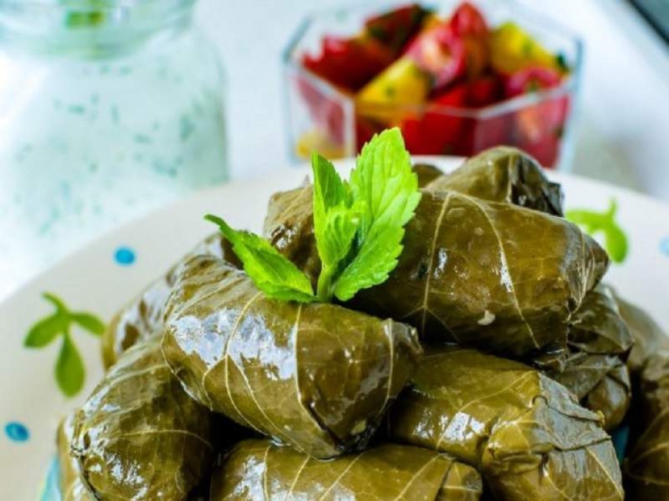 grape leaves