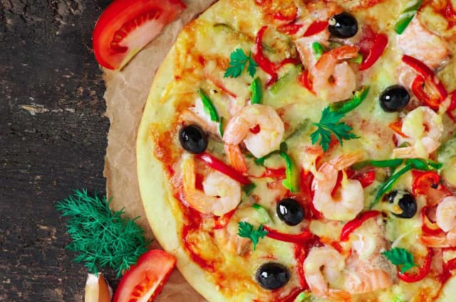 shrimp pizza