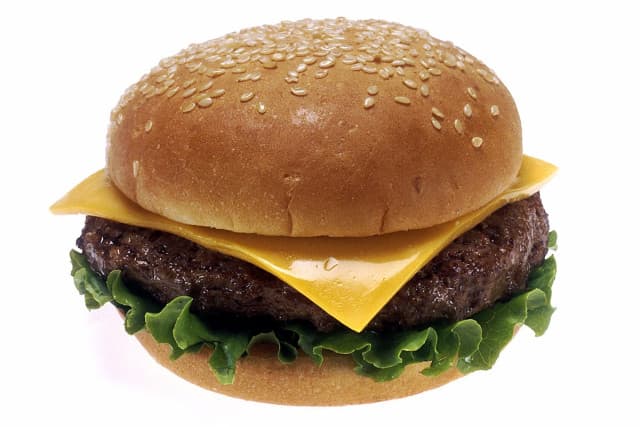 Cheeseburger menu