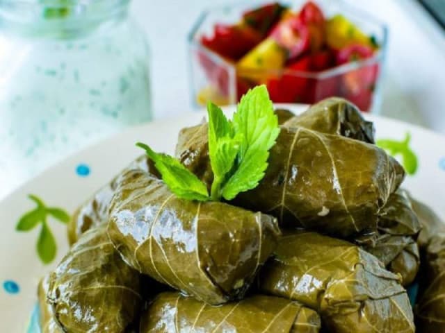 grape leaves
