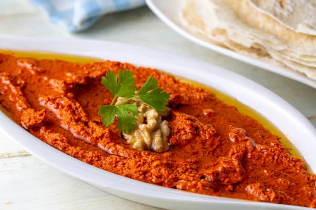 uhammara with walnut