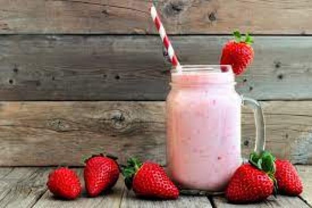 fruit with cream