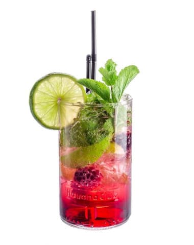 Raspberry mojito