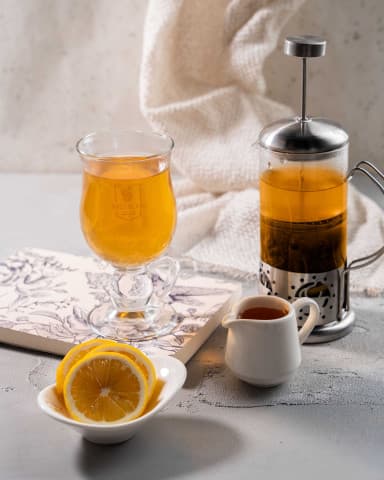 Green Tea with Lemon and Honey